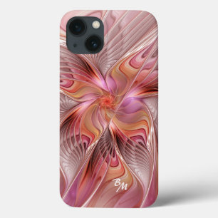 Case-Mate iPhone Case Papillon Abstrait Lettres Initiales d'Art Fractal 