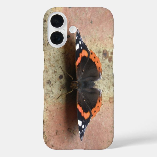 Coques Case-Mate iPhone Papillon Amiral Rouge (Verso)