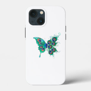Case-Mate iPhone Case Papillon aux plumes de paon vert