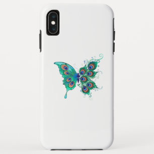 Case-Mate iPhone Case Papillon aux plumes de paon vert
