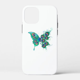 Case-Mate iPhone Case Papillon aux plumes de paon vert