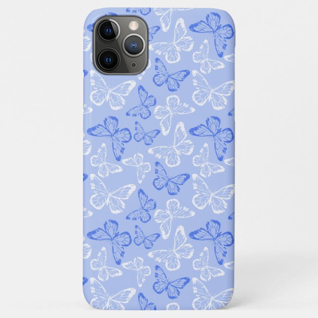 Coques Case-Mate iPhone Papillon bleu (Dos)