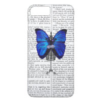 Papillon bleu mannequin