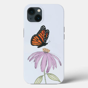 Case-Mate iPhone Case Papillon botanique et nature florale violette