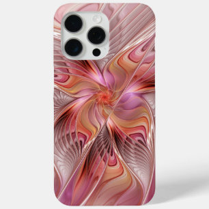 Coque iPhone 15 Pro Max Papillon coloré abstrait Art Fantastique Fractal