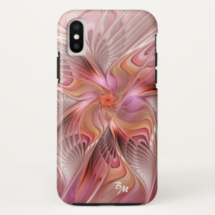 Case-Mate iPhone Case Papillon coloré abstrait Art fractal Monogramme