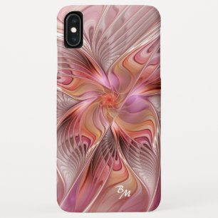Case-Mate iPhone Case Papillon coloré abstrait Art fractal Monogramme