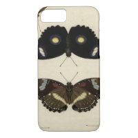 Papillon coloré Medley sur Arrière - plan de crème