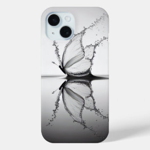 Coque Pour iPhone 15 Papillon Dans L'Eau