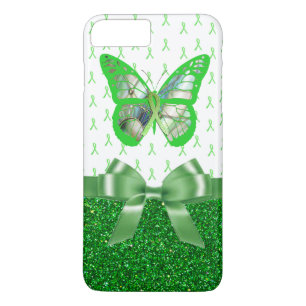 Coque iPhone 7 Plus Papillon de sensibilisation à la maladie de Lyme F