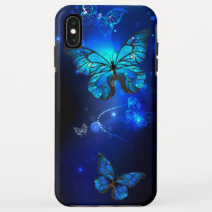 Case-Mate iPhone Case Papillon Morpho sur fond sombre