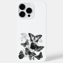 Papillon noir et blanc