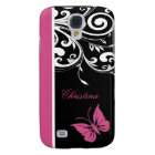 Papillon personnalisé tourbillons Cranberry rose