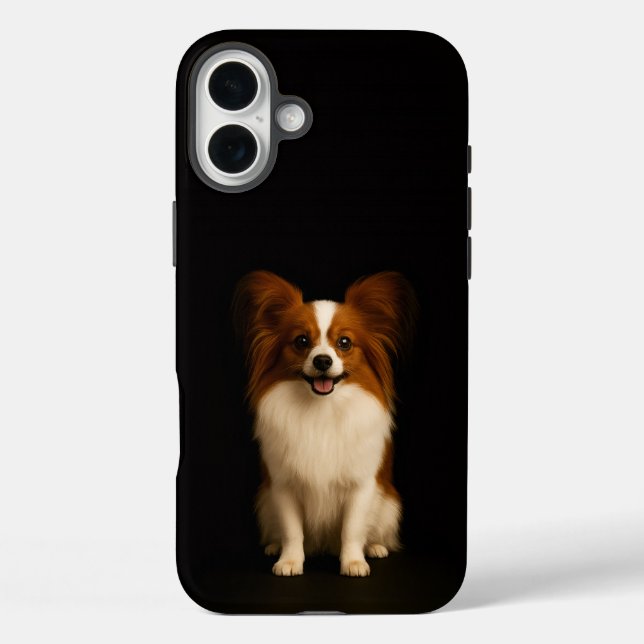 Coques Case-Mate iPhone Papillon raffiné Black 4 Luxe iPhone 16 Plus (Verso)