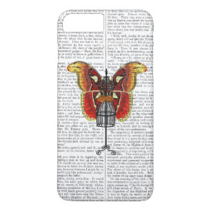 Case-Mate iPhone Case Papillon rouge et jaune de mannequin