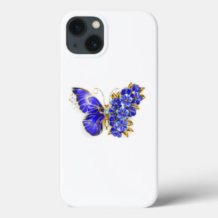 Case-Mate iPhone Case Papillon Saphir Fleur