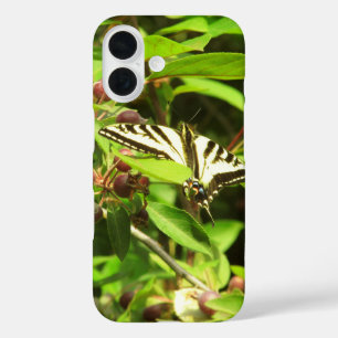 Coque Pour iPhone 16 Papillon sur pommier sauvage