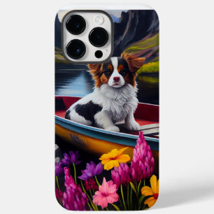 Coque Pour Pour iPhone 14 Pro Max Papillon sur une pagaie : Une aventure pittoresque