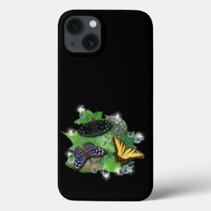 Case-Mate iPhone Case Papillons avec Raindrops Feuille étoiles