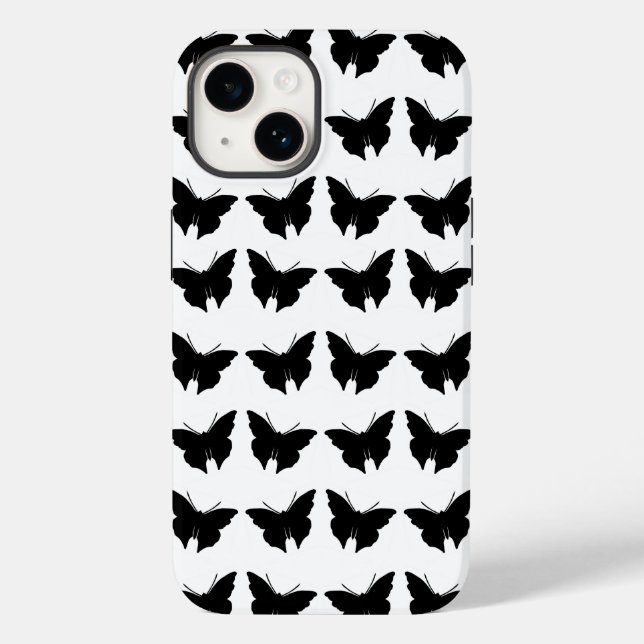 Coques Case-Mate iPhone Papillons Black Bold Mod (Verso)