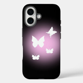Coque Pour iPhone 16 Papillons blancs