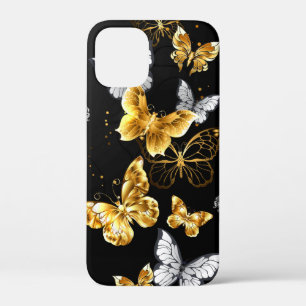 Case-Mate iPhone Case Papillons blancs et dorés