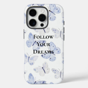 Coques iPhone 16 Pro Papillons blancs mauves