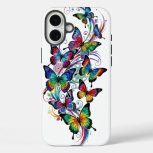 Coques iPhone 16 Plus Papillons colorés style art tatouage - Pomme