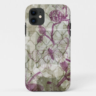 Coque iPhone 11 Papillons d'arabesque IV