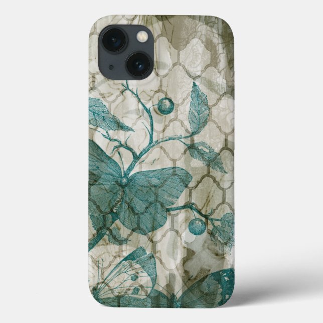 Coques Case-Mate iPhone Papillons d'arabesque V (Verso)