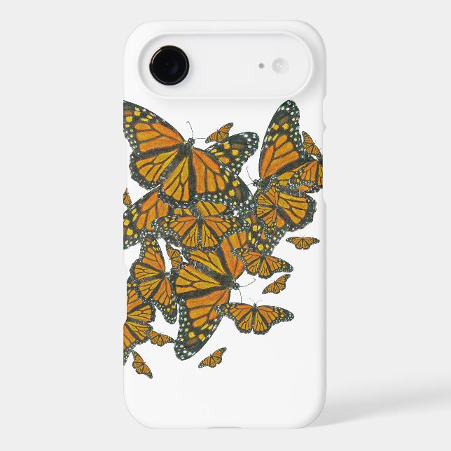 Coques Case-Mate iPhone Papillons de monarque - migration (Verso)