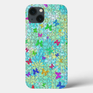 Etui iPhone 13 Papillons et marguerites-colorés par STaylor
