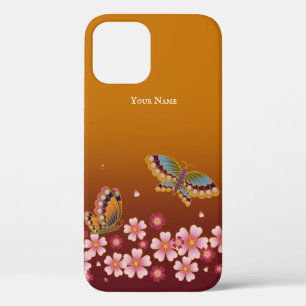Case-Mate iPhone Case Papillons japonais Sakura Blossoms Personnalisé