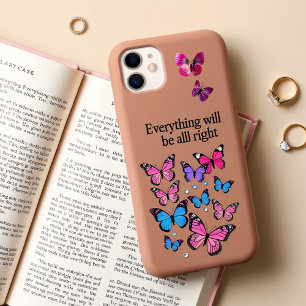 Case-Mate iPhone Case Papillons pourpres