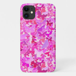 Coques Pour iPhone Papillons, violet, lavande, rose