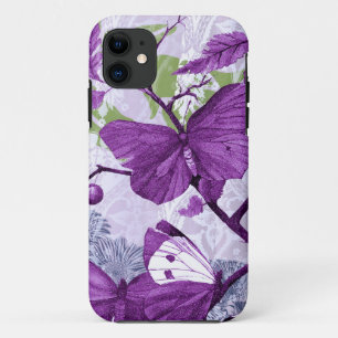 Coque Case-Mate Pour iPhone Papillons violets sur une branche