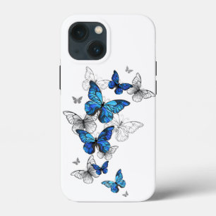 Case-Mate iPhone Case Papillons volants bleus Morpho