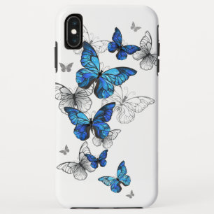 Case-Mate iPhone Case Papillons volants bleus Morpho