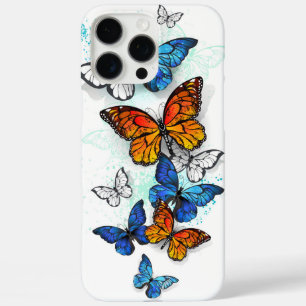 Coques iPhone 16 Pro Max Papillons volants Morpho et Monarch