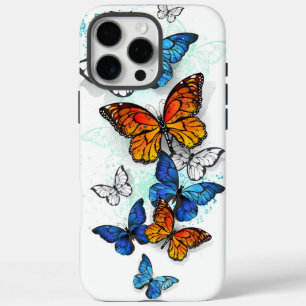 Coques iPhone 16 Pro Max Papillons volants Morpho et Monarch
