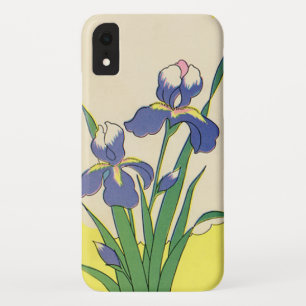 Coques Pour iPhone Pâques vintages, Jardin Violet Fleurs Iris