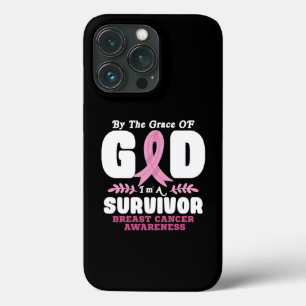 Case-Mate iPhone Case Par la grâce de Dieu, je suis un survivant du canc