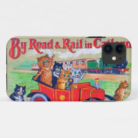 Par Road & Rail en Catland, Louis Wain