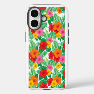 Coque Pour iPhone 16 Paradis de l'Hibiscus Tropical Florale d'Été Vib