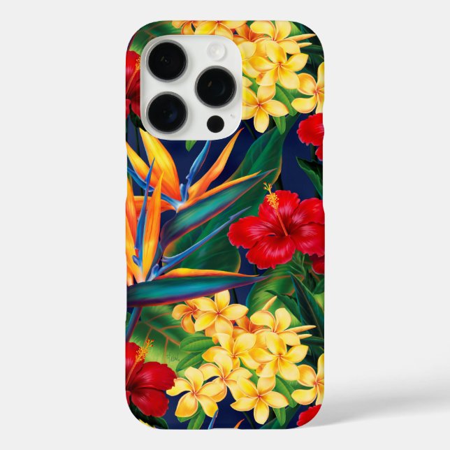 Coques Case-Mate iPhone Paradis tropical Floral Hawaï vertical (Verso)