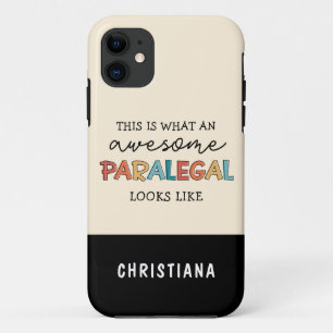 Case-Mate iPhone Case Paralegal sur mesure Awesome Assistant juridique a