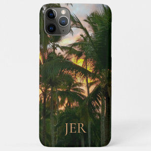 Case-Mate iPhone Case Parapents monogrammes des palmiers des îles tropic