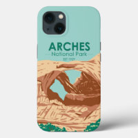 Parc national des Arches Utah Paysage Vintage