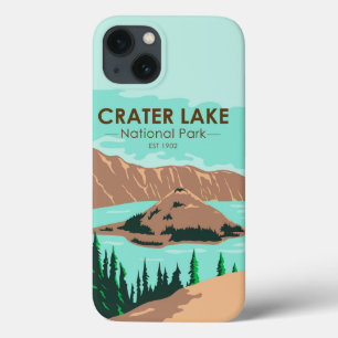 Case-Mate iPhone Case Parc national du lac Crater Oregon Vintage