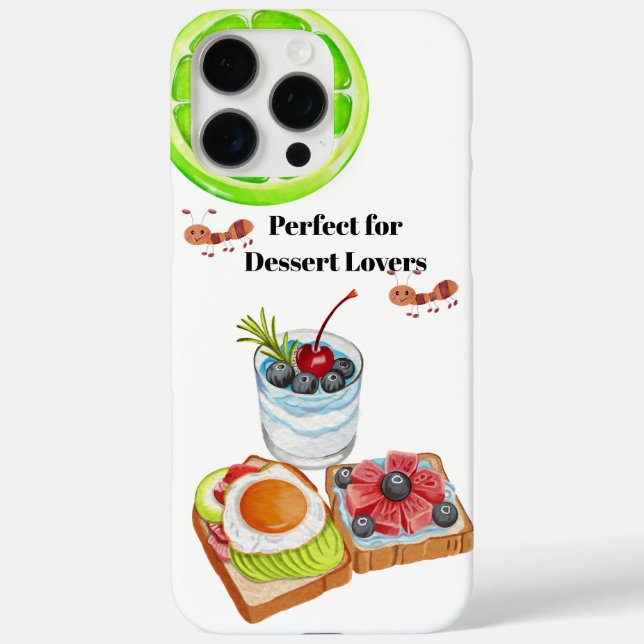 Coques Case-Mate iPhone Parfait pour les amateurs de desserts (Verso)